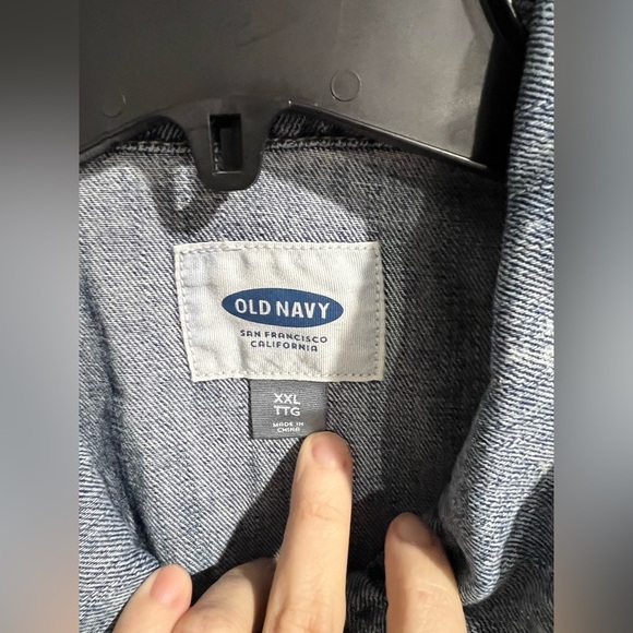 NEW NWT Old Navy paint splatter Jean jacket XXL plus - Picture 4 of 7